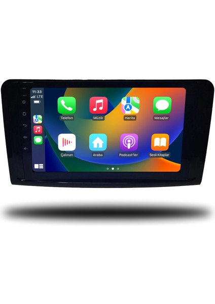 Mercedes ml Android Carplay Multimedya 2006-2010 6gb Ram + 128GB Hafıza + 8 Çekirdek fiyatları