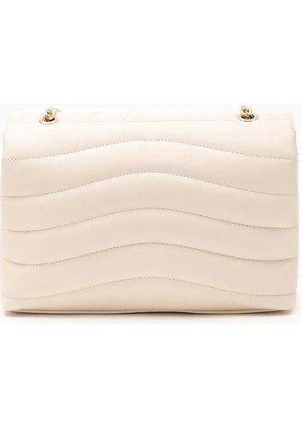 Krem Kapitone Zincir Askılı Omuz Çantası fırsatları