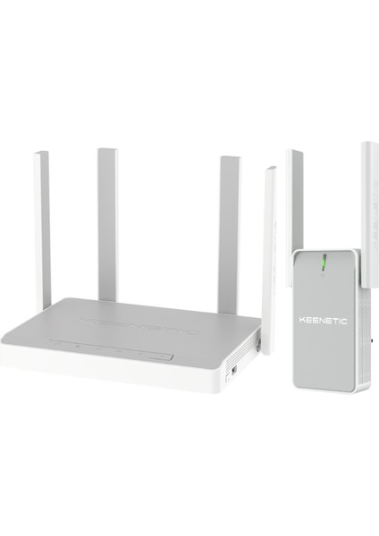 Hopper Dsl Wi-Fi 6 Vdsl2/Adsl2+ Modem, Gigabit Fiber Destekli Router & Buddy 6 Kablosuz Menzil Genişletici, Wi-Fi Mesh Sistemi