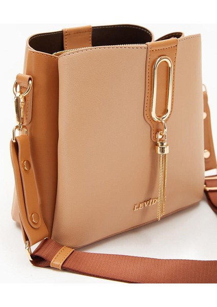 Vizon Camel Püskül Detaylı Omuz Çantası indirimleri