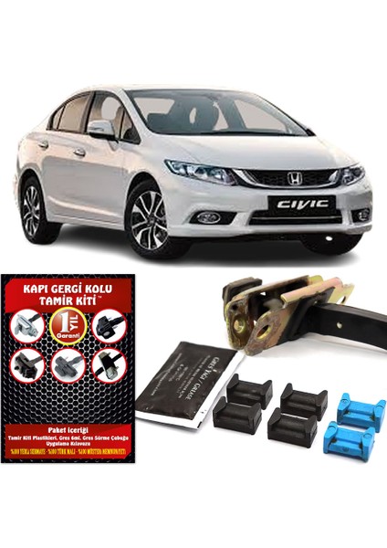 Honda Civic Fb7 Kapı Gergi (Limitör) Tamir Kiti 2011-2016 (2 Kapı Set)