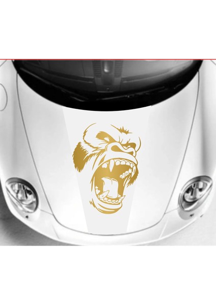 Maymun Goril King Kong Araba Oto Motosiklet Karavan Sticker 01681 fiyatları