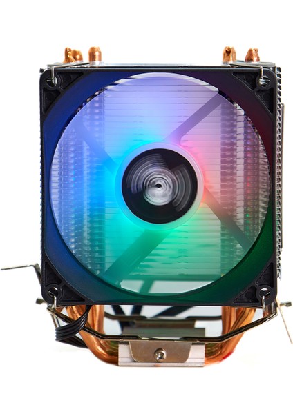 Coldpower 94P2F Işlemci Fanı 4 Bakır Boru Çift Rgb Fan 145 Tdp