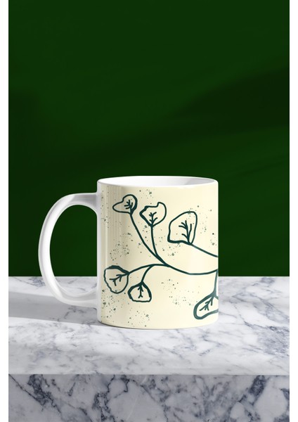 Green Flower Çift Kupa Seti fiyatları