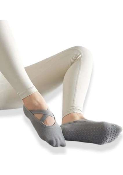 Kaymaz Taban Yoga, Pilates, Dans Çorabı 1 Çift Pamuklu 36-41 Numara