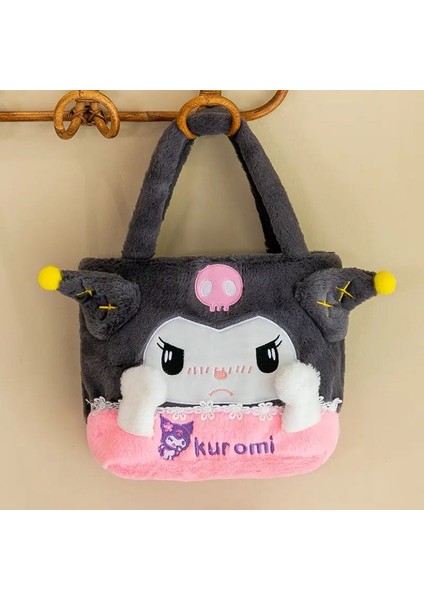 Kuromi Sanrio Çocuk Peluş Çanta Hediye Y2K Cinnamoroll My Melodi Melody Hello Kitty Pompompurin