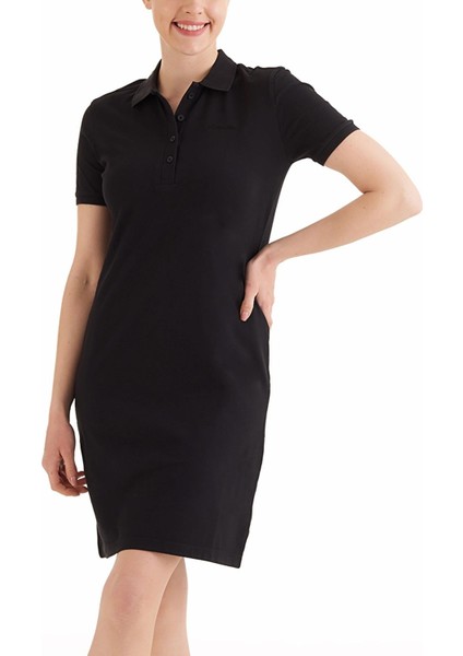 Csc W Basic Polo Ss Dress Kadın Elbise CS0378