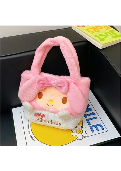 Syn İletişim Kuromi Sanrio Çocuk Peluş Çanta Hediye Y2K Cinnamoroll My Melodi Melody Hello Kitty Pompompurin