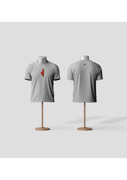 Kısa Kollu Ortalı Büyük Karpuzlu Filistin Haritası Dijital Baskılı Unisex S - 2xl T300010 fiyatları
