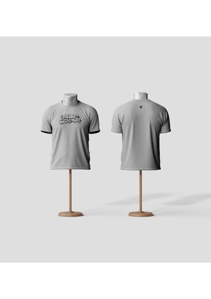 Kısa Kollu Özgür Filistin Arapça Yazısı Dijital Baskılı Unisex S - 2xl T300004