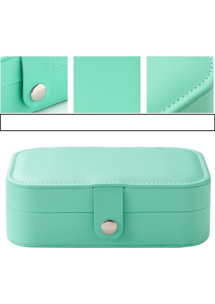 Dikdörtgen Takı Kutusu 3 Bölmeli Mücevher Düzenleyici Yüzük Küpe Kolye Seyahat Organizeri indirimleri