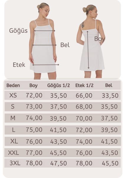 Ince Askılı Kısa Elbise -Beyaz indirimleri