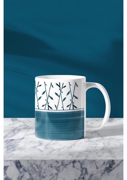 Blue Garden Çift Kupa Seti modelleri