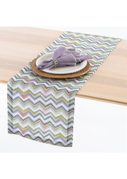 Zigzag Desenli Soft 50X150 cm Masa Bandı