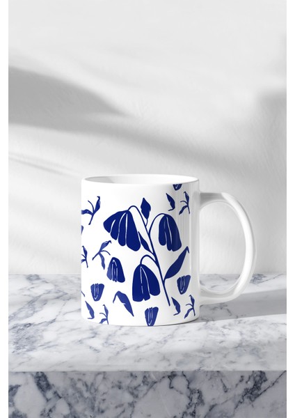 Blue Flower Çift Kupa Seti modelleri