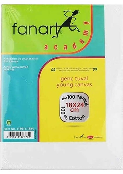 Academy Tuval 18 x 24 cm