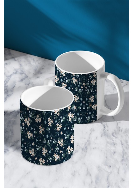 Flower Day Çift Kupa Seti