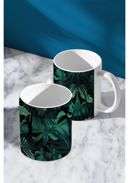 Black Leaf Çift Kupa Seti