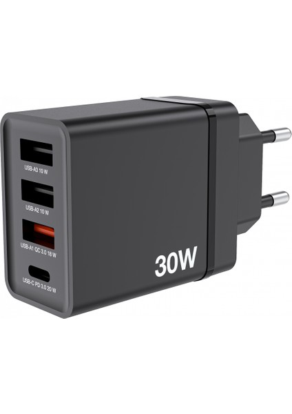 Verbatım 49700 CHR-30EU1 Usb-Charger 30W Black