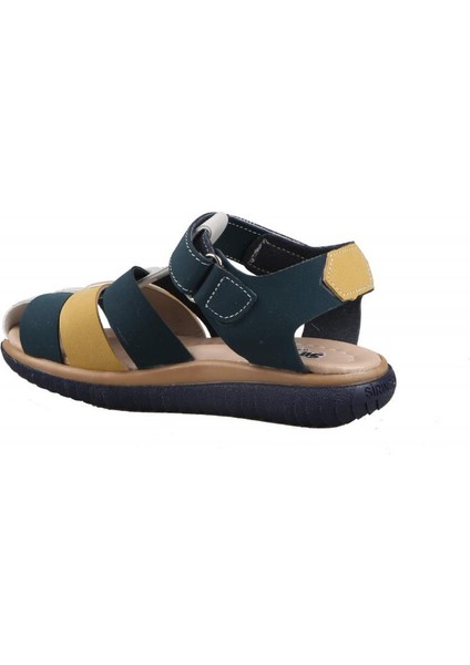 231-85 Lacivert Sarı Çocuk Sandalet fiyatları
