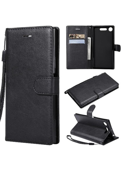 Sony Xperia Xperia Için Flip Case Yüksek Kaliteli Deri Iş Cüzdan Telefon (Yurt Dışından)