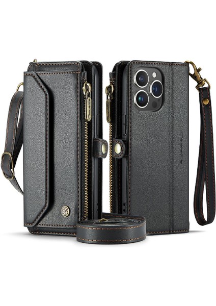 Kadınlar Için Crossbody Kılıf iphone 13 Pro Max Cüzdan Kılıf Cüzdan (Yurt Dışından)