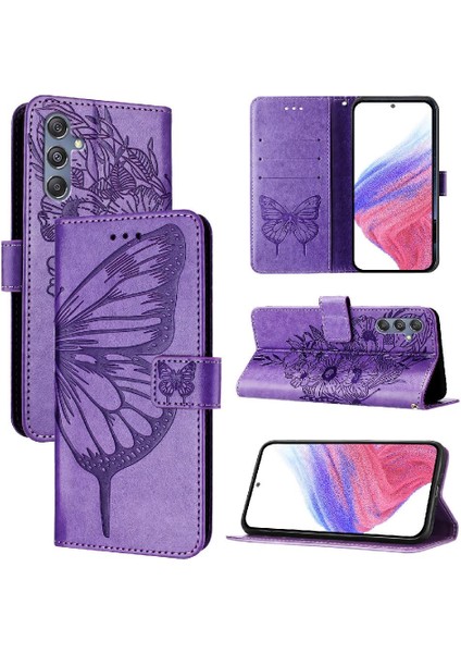 Samsung Galaxy M34 5g Premium Deri Kapak Çevirin Manyetik (Yurt Dışından)