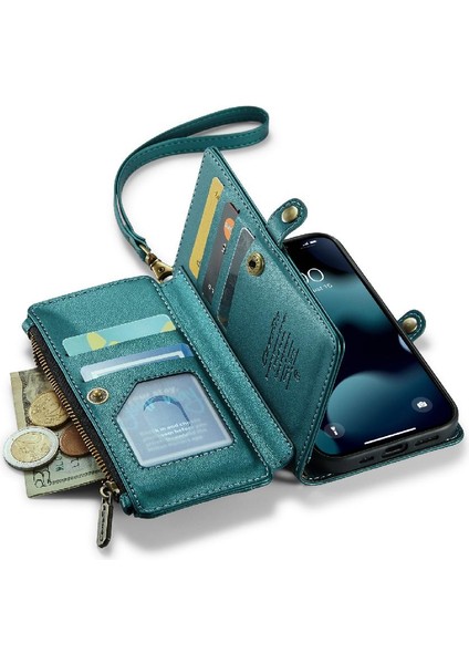 Kadınlar Için Crossbody Kılıf iphone 13 Pro Max Cüzdan Kılıf Cüzdan (Yurt Dışından)