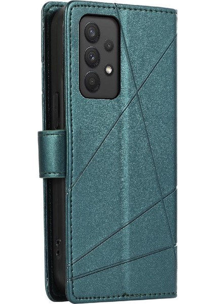 Samsung Galaxy A32 Darbeye Dayanıklı Kickstand Üç Kart Yuvaları Için Flip Case (Yurt Dışından) indirimleri
