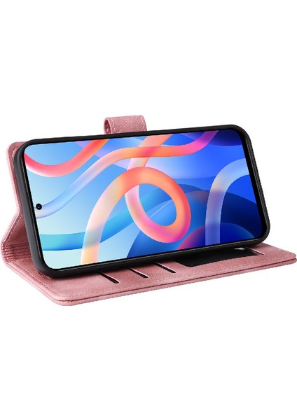 Xiaomi Redmi Not 11 Için Flip Case 5g Kapak Çevirin Darbeye Cüzdan Basit (Yurt Dışından)