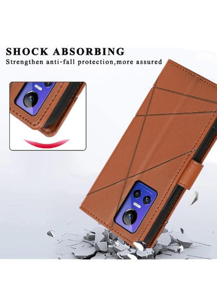 Realme Gt Neo 3 Şok Emici Darbeye Üç Kart Yuvaları Için Flip Case (Yurt Dışından)