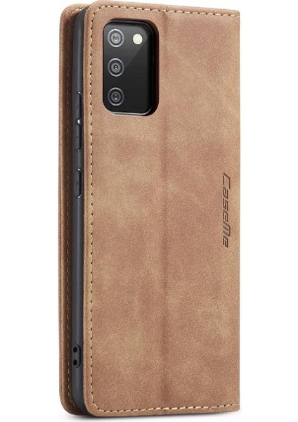Samsung Galaxy A02S Için Flip Case Vintage Pu Deri Cüzdan Flip Folio (Yurt Dışından)