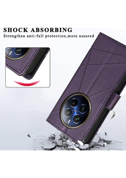 Realme 12 Pro Artı Darbeye Dayanıklı Kickstand Şok Emici Için Flip Case (Yurt Dışından) indirimleri