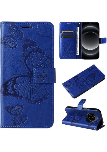 Xiaomi 14 Için Kılıf Ultra Flip Kickstand Darbeye Kapak Manyetik Kapak Pu (Yurt Dışından)
