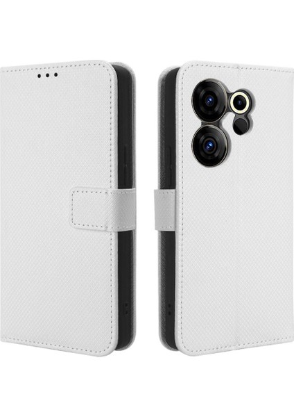 Tecno Camon 20 Premier 5g Manyetik Cüzdan Kickstand Kart Tutucu Için Kılıf (Yurt Dışından)