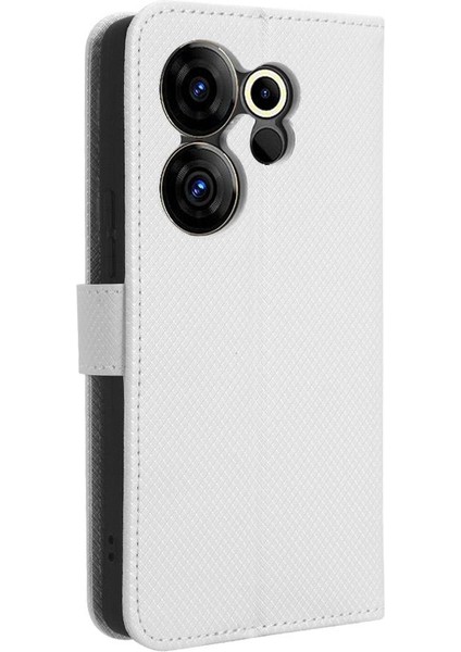 Tecno Camon 20 Premier 5g Manyetik Cüzdan Kickstand Kart Tutucu Için Kılıf (Yurt Dışından)