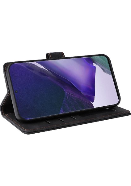 SZY Mall Samsung Galaxy A03S Darbeye Cüzdan Basit Iş Çevirme Için Flip Case (Yurt Dışından)