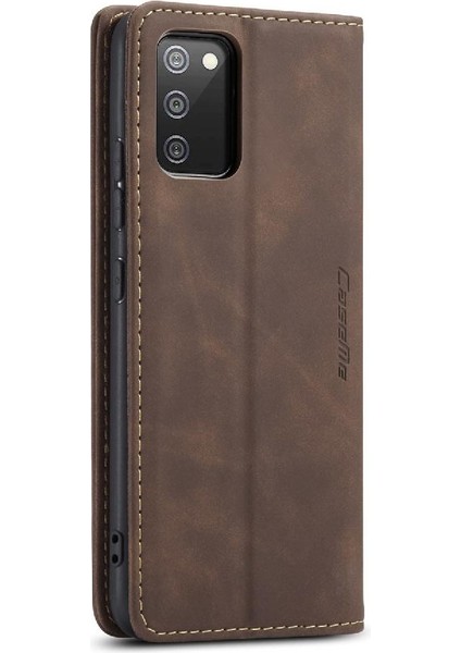 Samsung Galaxy A02S Için Flip Case Vintage Pu Deri Cüzdan Flip Folio (Yurt Dışından)