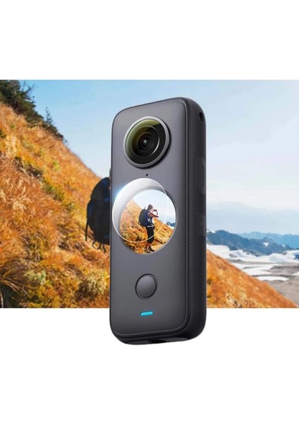 Cda Store Insta 360 One X2 360 Aksiyon Kamerası Uyumlu 4 Adet Şeffaf Ekran Koruyucu Jelatin