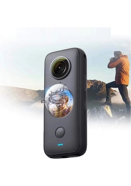 Cda Store Insta 360 One X2 360 Aksiyon Kamerası Uyumlu 4 Adet Şeffaf Ekran Koruyucu Jelatin
