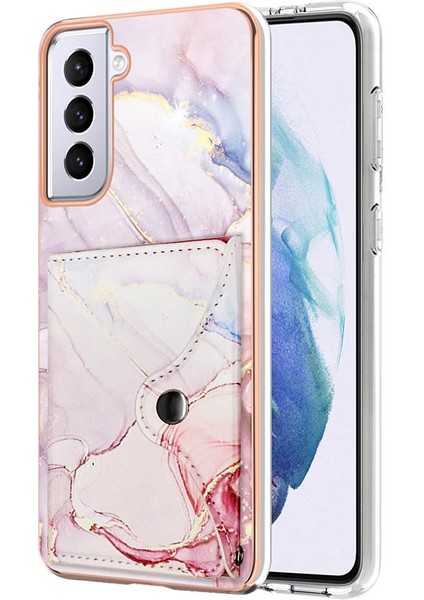 Samsung Galaxy S21 Fe 5g Mermer Kart Yuvaları Yumuşak Tpu Tampon Ince (Yurt Dışından)