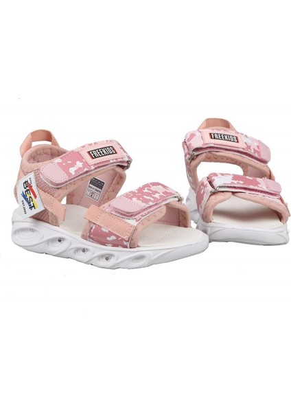 120 Işıklı Pudra Çocuk Sandalet modelleri