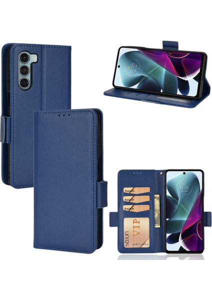 Motorola Moto Kenar S30 Kart Yuvaları Için Kılıf Tutucu Manyetik Pu Deri Yan (Yurt Dışından)