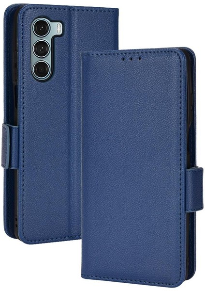 Motorola Moto Kenar S30 Kart Yuvaları Için Kılıf Tutucu Manyetik Pu Deri Yan (Yurt Dışından) modelleri