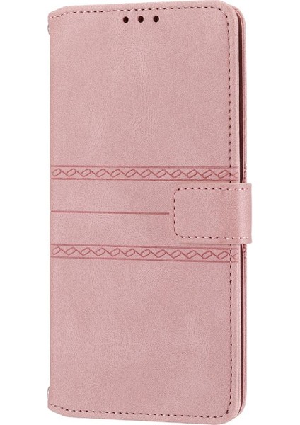 Oppo Için Flip Case A53 4g Darbeye Koruyucu Kickstand Cüzdan Kılıf Pu (Yurt Dışından)