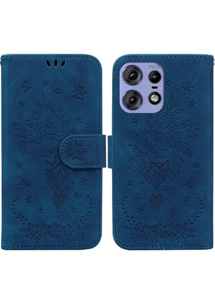 Motorola Moto Kenar 50 Pro Flip Pu Deri Kapak Cüzdan Kılıf Kartı (Yurt Dışından)