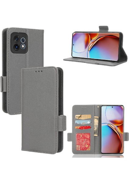 Motorola Moto X40 5g Manyetik Pu Deri Yan Toka Cüzdan Kartı (Yurt Dışından)