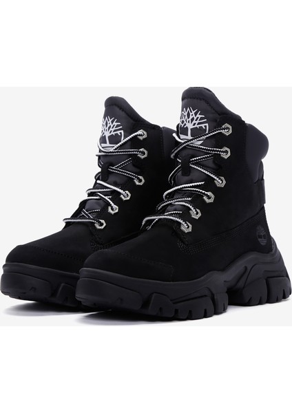 HIGH TOP LACE UP BOOT Kadın Jet Black Bot TB0A5XBG0151 modelleri