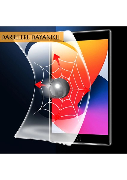 Apple iPad Pro 12.9 2015 Uyumlu Tablet Nano Ekran Koruyucu Kristal Netliğinde Esnek Temperli Kırılmaz Nano Screen Protector