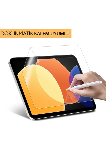 Apple iPad Pro 12.9 2015 Uyumlu Tablet Nano Ekran Koruyucu Kristal Netliğinde Esnek Temperli Kırılmaz Nano Screen Protector